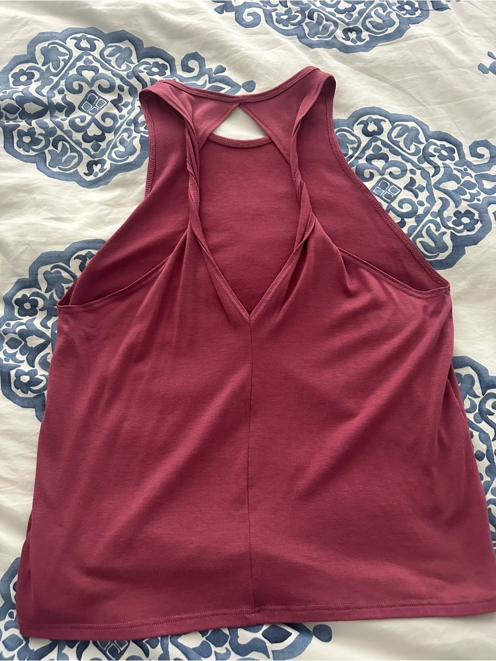 Live Love Pilates Racerback Tank — Raspberry Pink - Picture 3 of 5